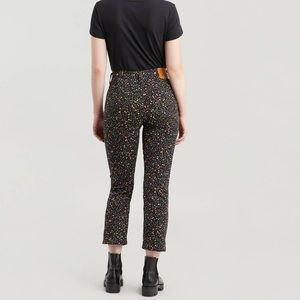 Floral black Levi’s